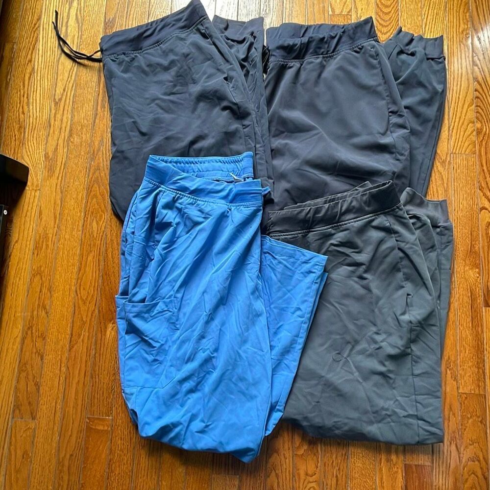 Mandala Jogger Scrub Pants Womens 3 XL- Lot of 4 Medical Nurse Doctor Hospital